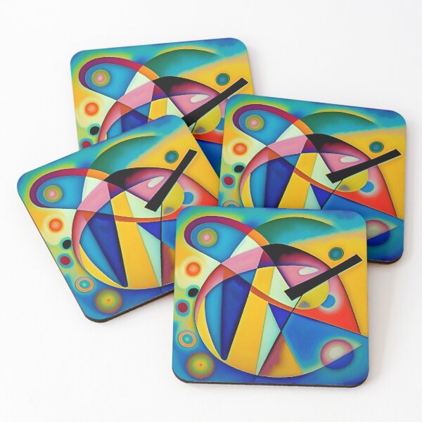 Item preview, Wassily Kandinsky Inspired Print designed and sold by PinUpPizzazz.