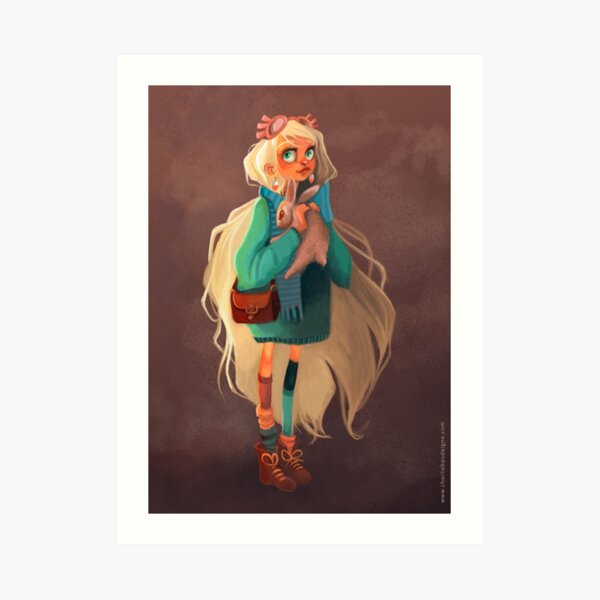 Luna fantastique - illustration Impression artistique