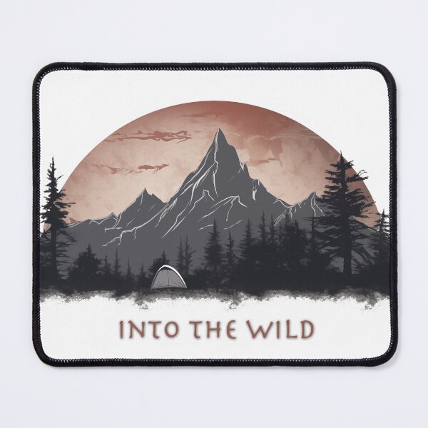 Item preview, Into the Wild, Hiking, Nature, Outdoors, Nature Lover Gift, Camping, Stay Wild designed and sold by changingshores.