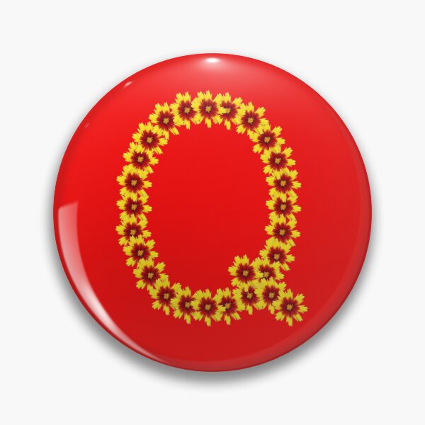 Item preview, Flower Letter Q designed and sold by mlogic.