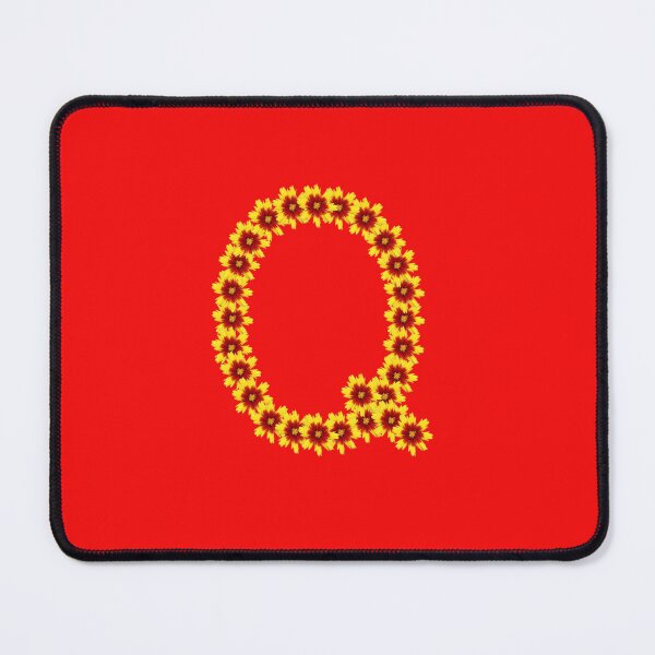 Item preview, Flower Letter Q designed and sold by mlogic.