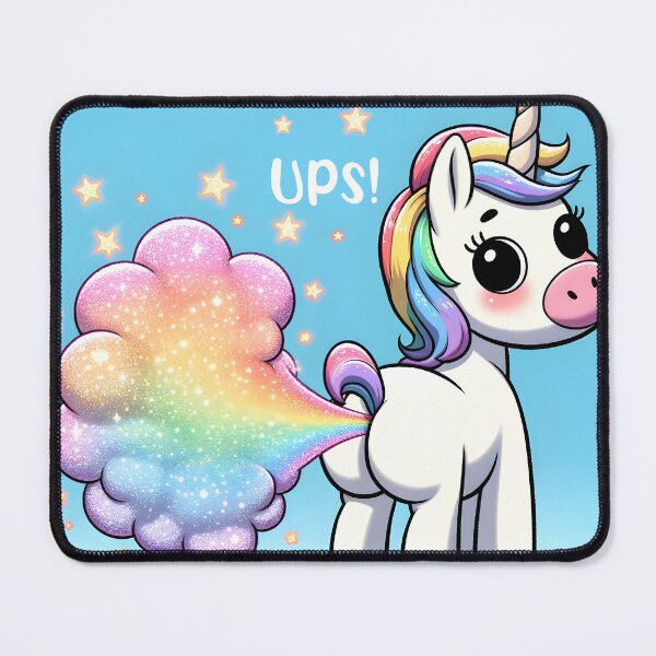 Artikelvorschau, Helle Regenbogen-Einhorn-Fantasie entworfen und verkauft von inkArtistryfine.
