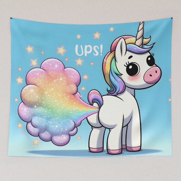 Item preview, Sparkling Rainbow Unicorn Fantasy designed and sold by inkArtistryfine.