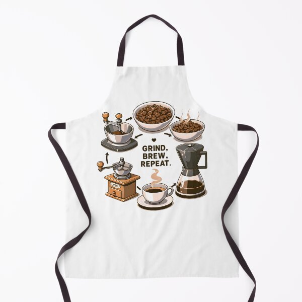 Item preview, Grind Brew Repeat designed and sold by YokujinDesign.