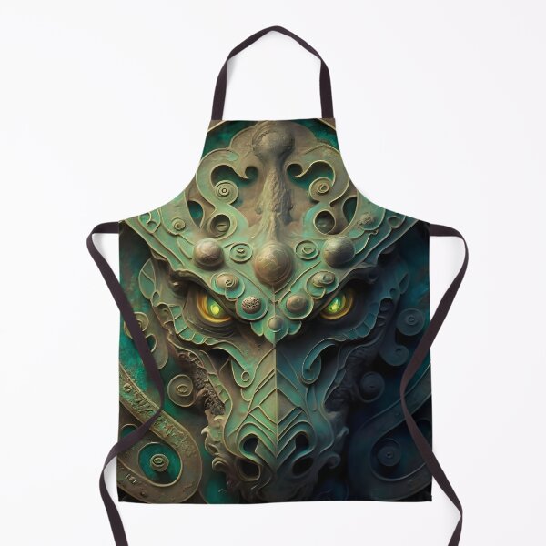 Artikelvorschau, Mythische Drachenskulptur „Smaragdblick“. entworfen und verkauft von DragonRealms.