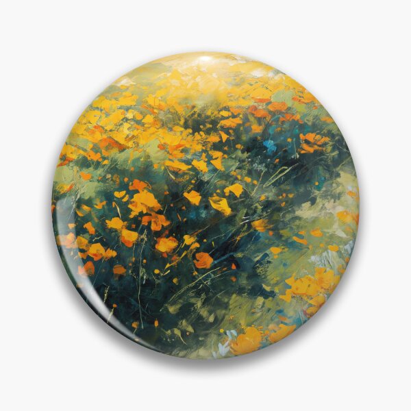 Item preview, Blooming Marigold Paths - Impressionist Style designed and sold by HAL2501.