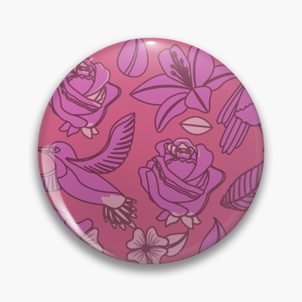 Item preview, Patrón de pájaro y rosa designed and sold by Mini-Anni.