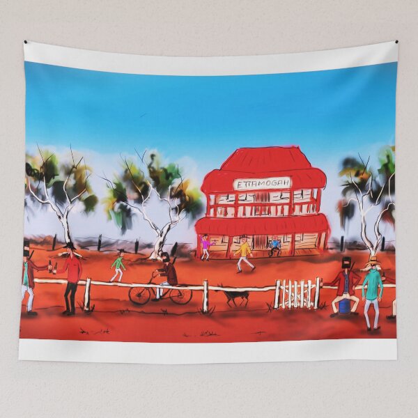 Item preview, Ned Kelly catching up with the locals at ettamogah designed and sold by EJCairns.