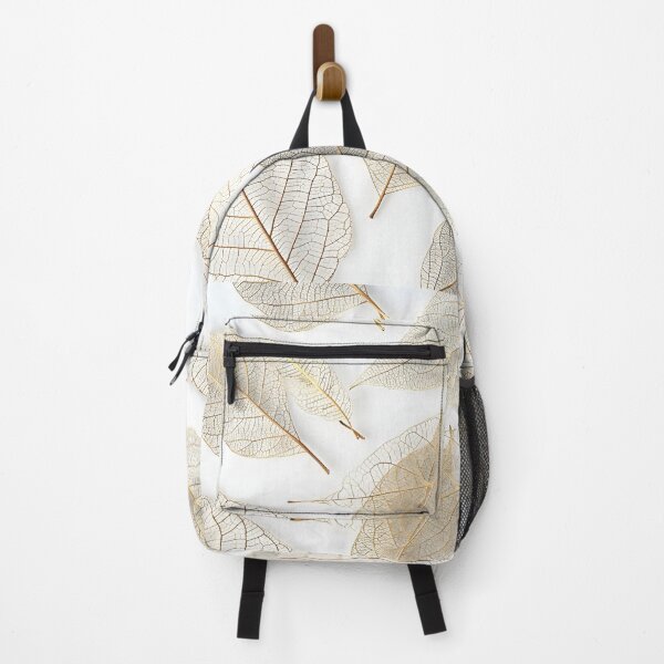 Item preview, Earthtone skeleton leaf decorative print designed and sold by dcrc.