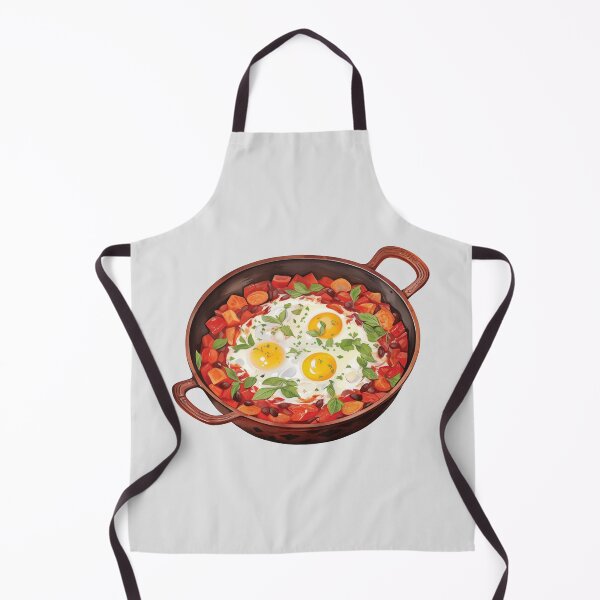 Item preview, Shakshuka - Poached Eggs In Spicy Tomato Pepper Sauce designed and sold by Alicia Chee.