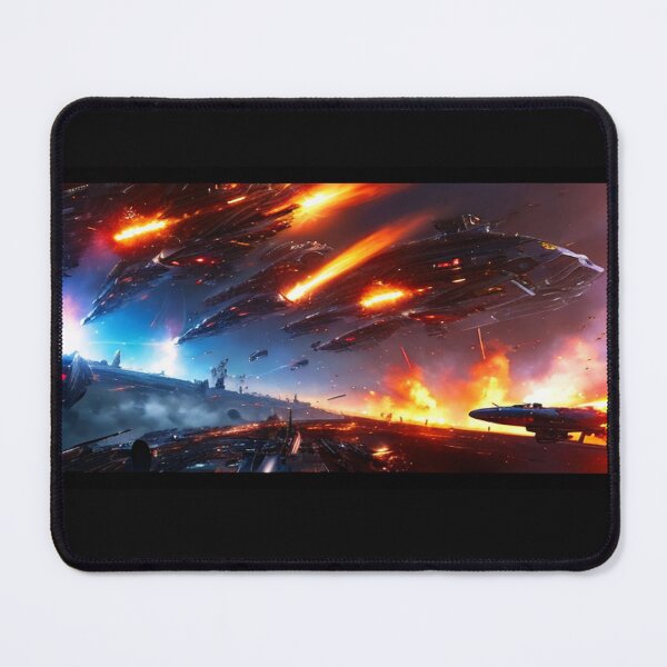 Item preview, Futuristic Space Battle designed and sold by Down Unda Store.