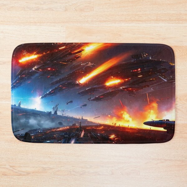 Item preview, Futuristic Space Battle designed and sold by Down Unda Store.