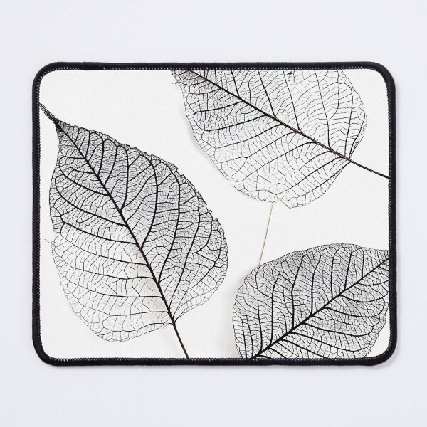 Item preview, earthtone skeleton leaf decorative print designed and sold by dcrc.