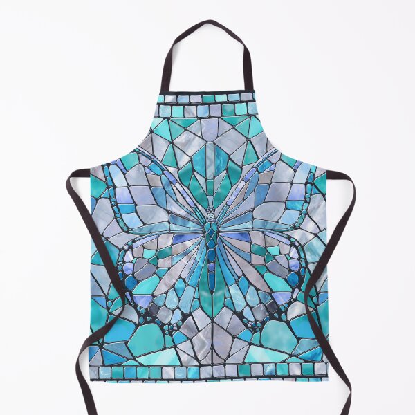Item preview, Butterfly - blue mosaic art designed and sold by k9printart.
