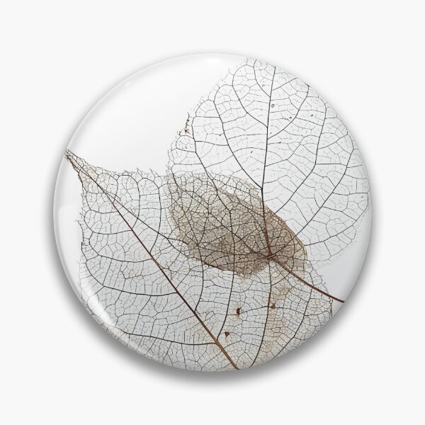 Item preview, earthtone skeleton leaf decorative print designed and sold by dcrc.