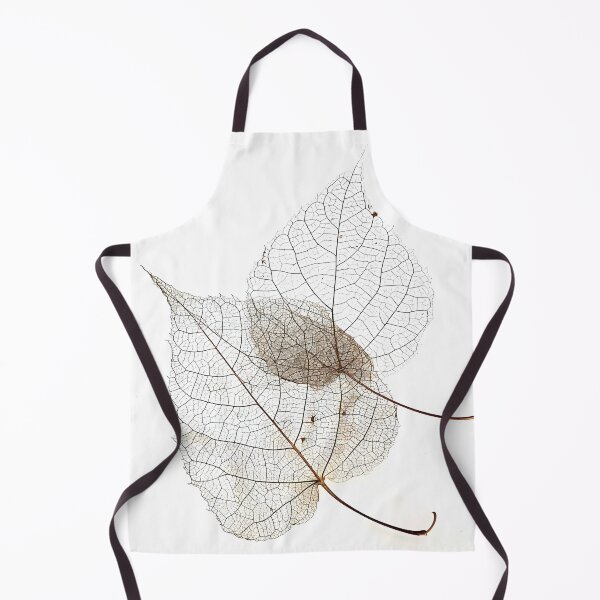 Item preview, earthtone skeleton leaf decorative print designed and sold by dcrc.
