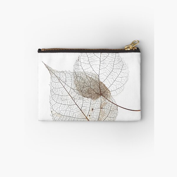 Item preview, earthtone skeleton leaf decorative print designed and sold by dcrc.
