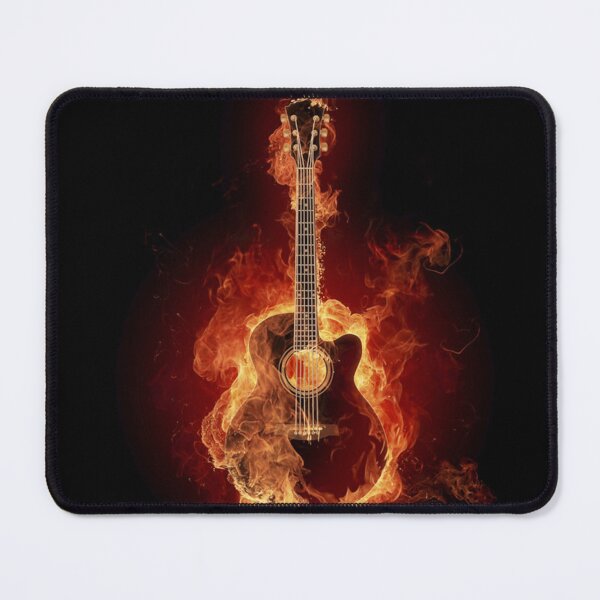 Item preview, FLAMING FIRE GUITAR  designed and sold by Sanny88.