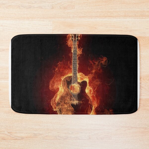 Item preview, FLAMING FIRE GUITAR  designed and sold by Sanny88.