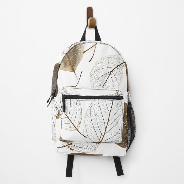 Item preview, earthtone skeleton leaf decorative print designed and sold by dcrc.