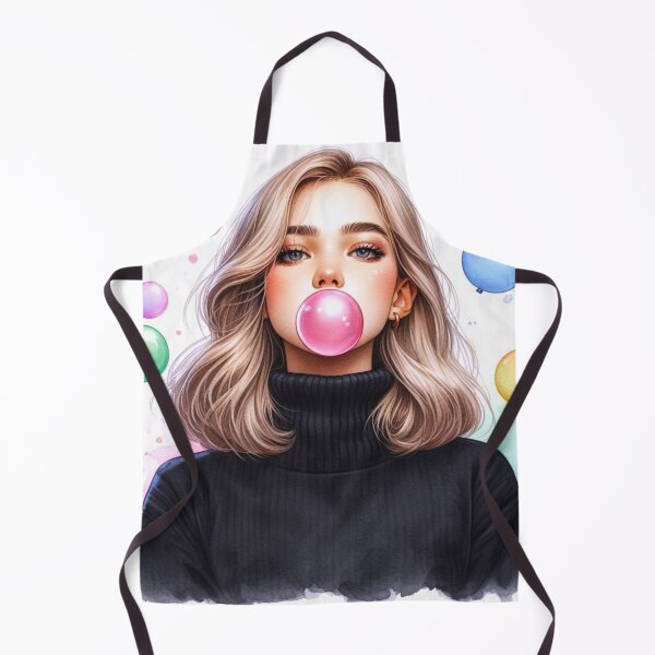 Item preview, Girl blowing bubble gum. designed and sold by growing-mom.