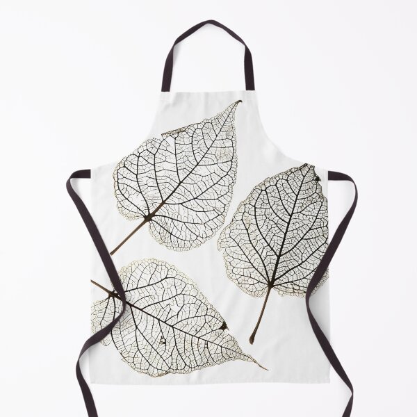 Item preview, earthtone skeleton leaf decorative print designed and sold by dcrc.
