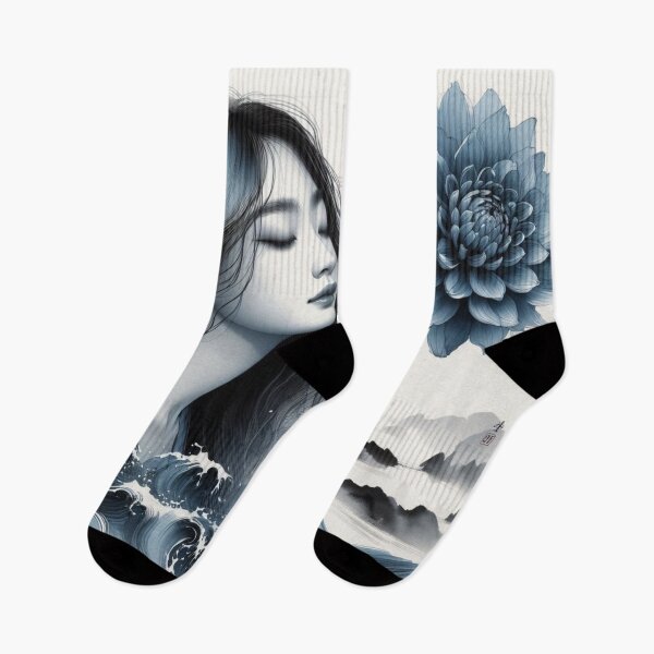 Item preview, Gorgeous girl in Chinese Landscape - Cool Art designed and sold by joejiing.