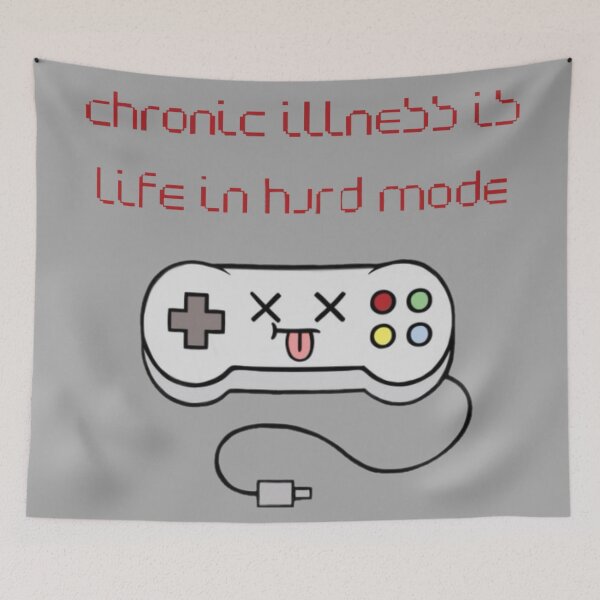 Item preview, Chronic illness is life in hard mode designed and sold by CaitlynConnor.