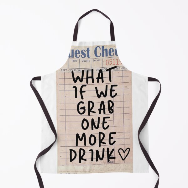 Item preview, What If We Grab One More Drink Guest Check Print designed and sold by clmstudio.