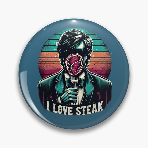 Item preview, I Love Steak Vintage Gothic Quote designed and sold by ArtadoraDesignz.