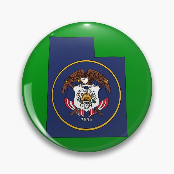 Item preview, Utah state shape flag designed and sold by Rachael Taylor.