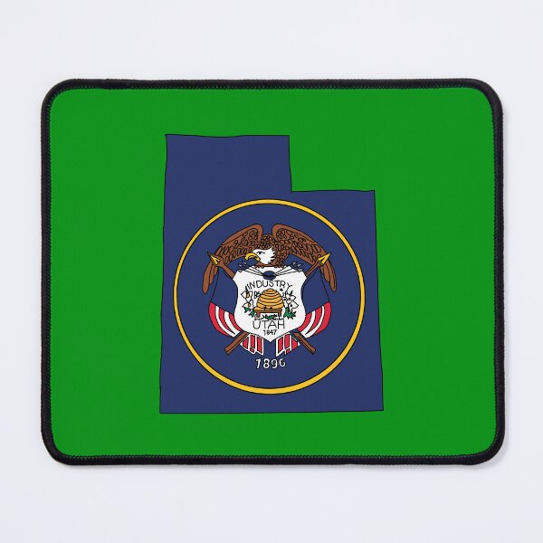 Item preview, Utah state shape flag designed and sold by Rachael Taylor.