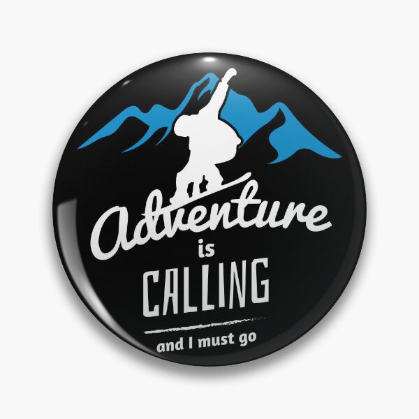 Item preview, Snowboarding Adventure is Calling, and I Must Go: Snowboard Winter Sports designed and sold by artworkathome.