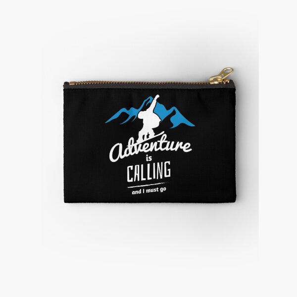 Item preview, Snowboarding Adventure is Calling, and I Must Go: Snowboard Winter Sports designed and sold by artworkathome.