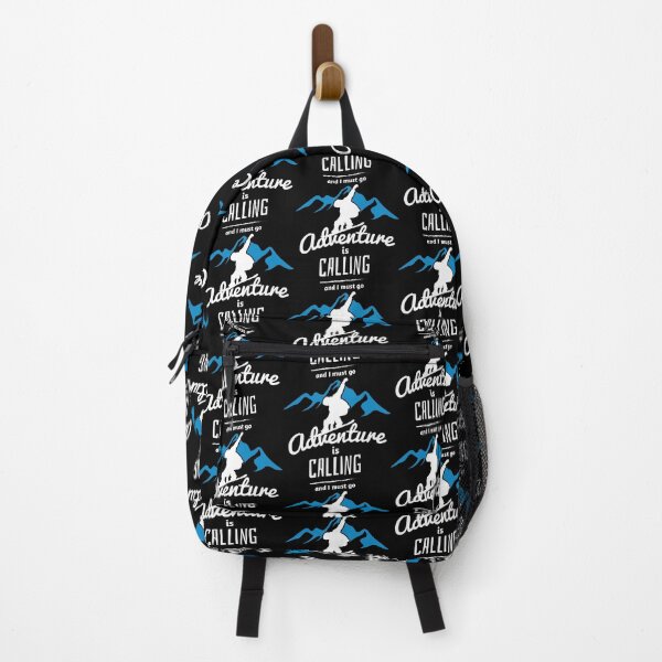 Item preview, Snowboarding Adventure is Calling, and I Must Go: Snowboard Winter Sports designed and sold by artworkathome.