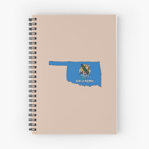 Item preview, Oklahoma state shape flag designed and sold by Rachael Taylor.