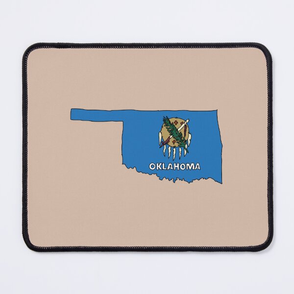 Item preview, Oklahoma state shape flag designed and sold by Rachael Taylor.