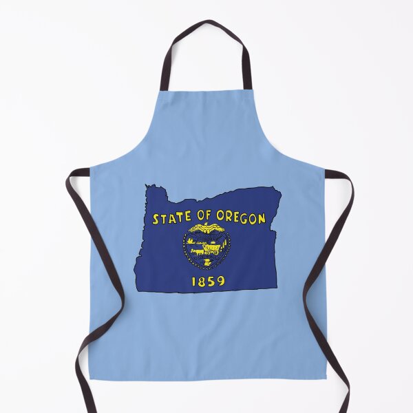 Item preview, Oregon state shape flag designed and sold by Rachael Taylor.