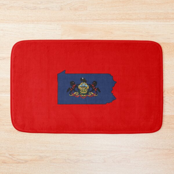 Item preview, Pennsylvania state shape flag designed and sold by Rachael Taylor.