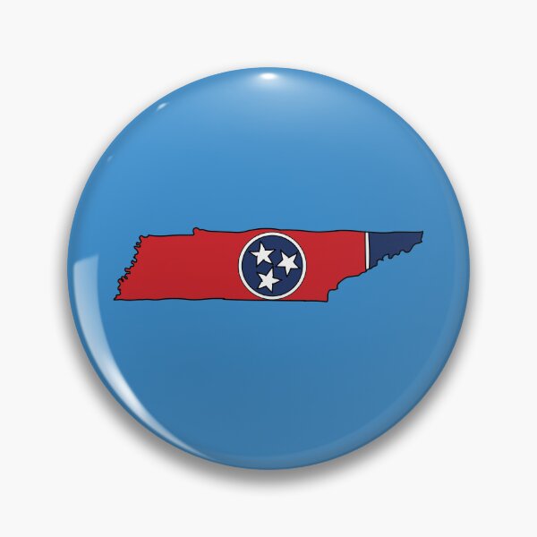 Item preview, Tennessee state shape flag designed and sold by Rachael Taylor.