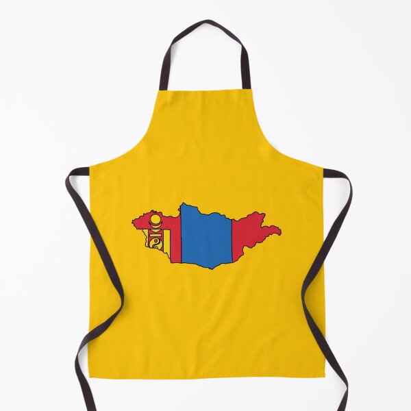 Item preview, Mongolia country shape flag designed and sold by Rachael Taylor.