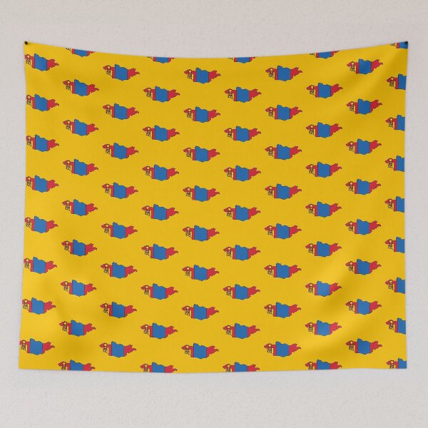 Item preview, Mongolia country shape flag designed and sold by Rachael Taylor.