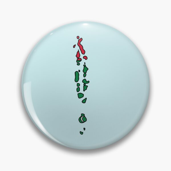 Item preview, Maldives country shape flag designed and sold by Rachael Taylor.