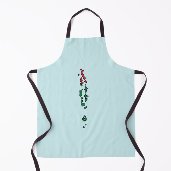 Item preview, Maldives country shape flag designed and sold by Rachael Taylor.