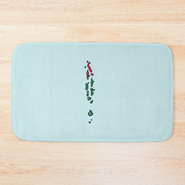Item preview, Maldives country shape flag designed and sold by Rachael Taylor.