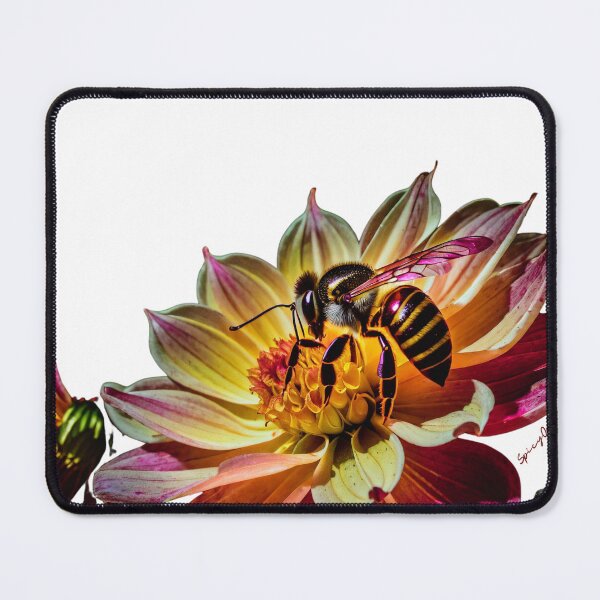 Item preview, Bee on flower captured designed and sold by SpicyOne.