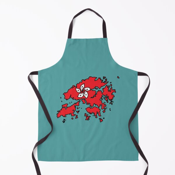 Item preview, Hong Kong country shape flag designed and sold by Rachael Taylor.