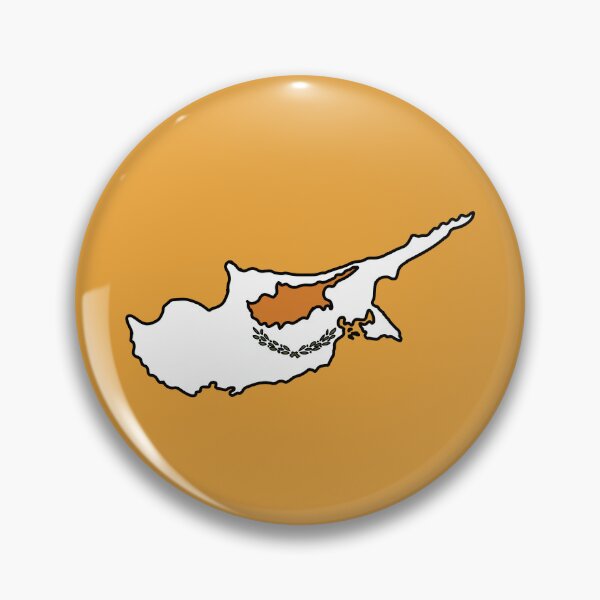 Item preview, Cyprus country shape flag designed and sold by Rachael Taylor.