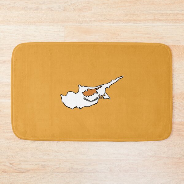 Item preview, Cyprus country shape flag designed and sold by Rachael Taylor.