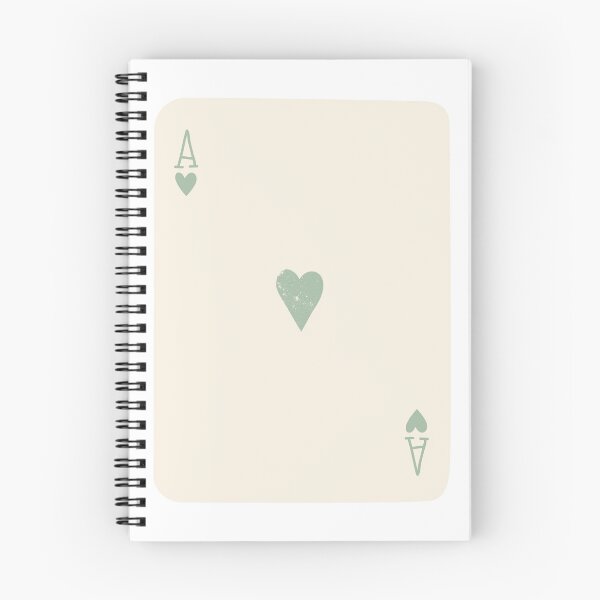 Item preview, Sage green Ace Of hearts Playing Card designed and sold by clmstudio.
